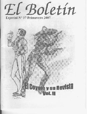 Fanzine: El Boletin Especial numero 037: El Coyote volumen 2 (primavera 2007)