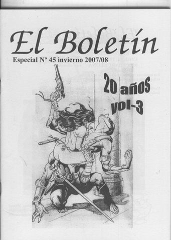 Fanzine: El Boletin Especial numero 045: El Boletin 20 años volumen 3