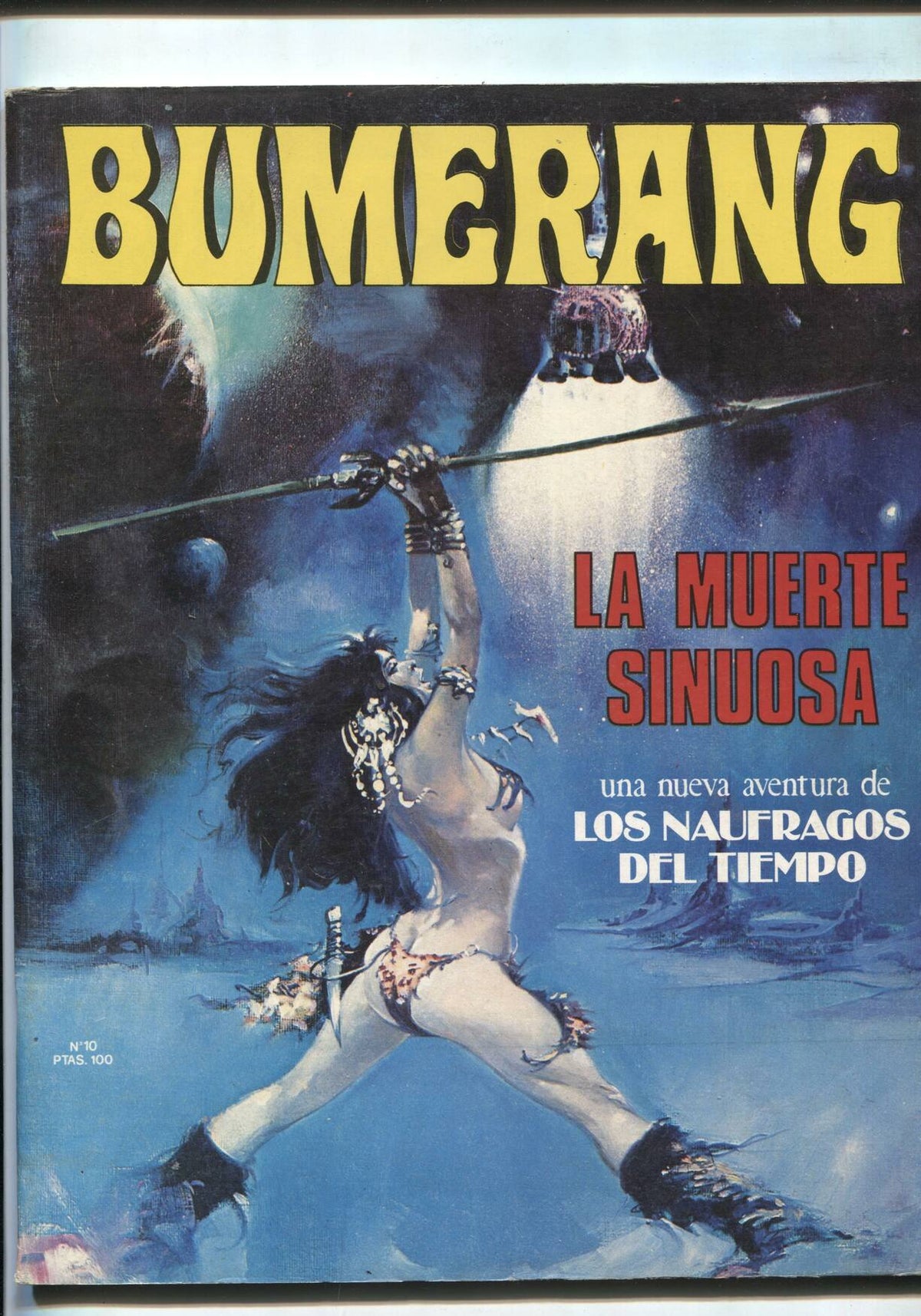 Revista Bumerang numero 10: Los naufragos del tiempo: la muerte sinuosa (Paul Gillon)