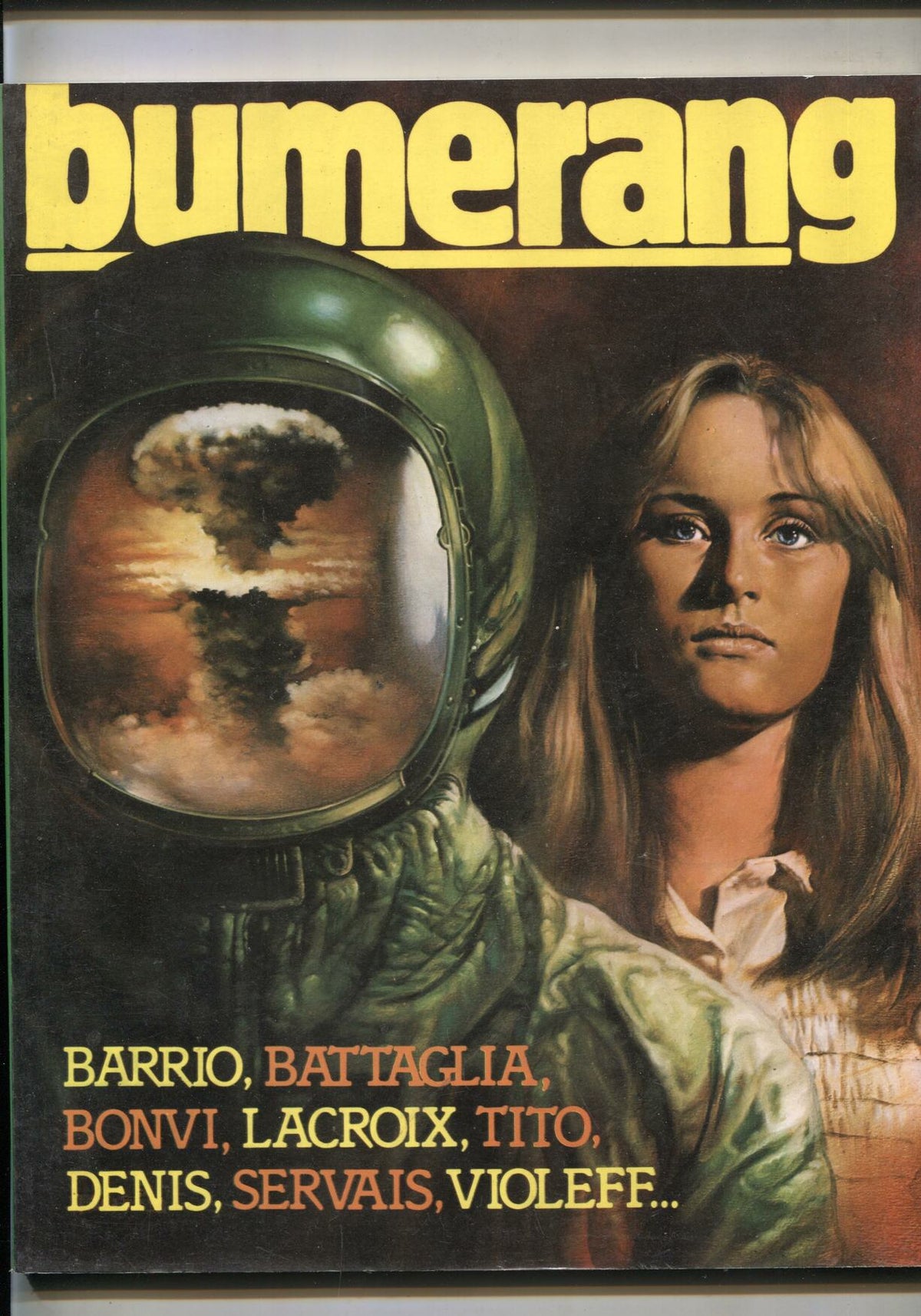 Revista Bumerang numero 22: Lo importante es charlar (Lacroix)-Dulce Violeta (Servais)-Ruina (violeff)-Sturmtruppen (Bonvi)