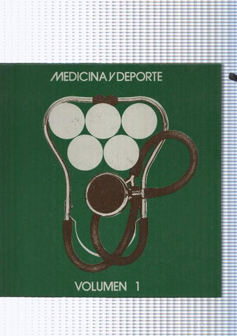 Medicina y deporte, volumen 1