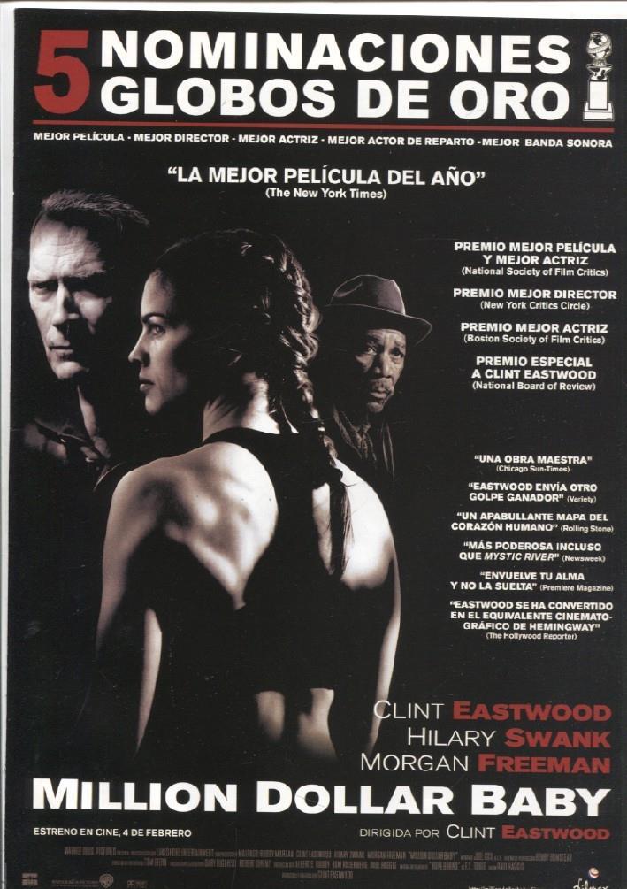 Caratula cine: Million Dollar Baby