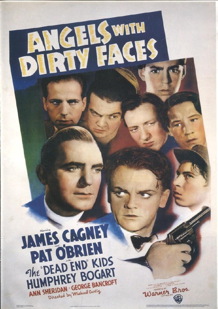 Caratula cine: Angeles con caras sucias (angels with Dirty Faces)