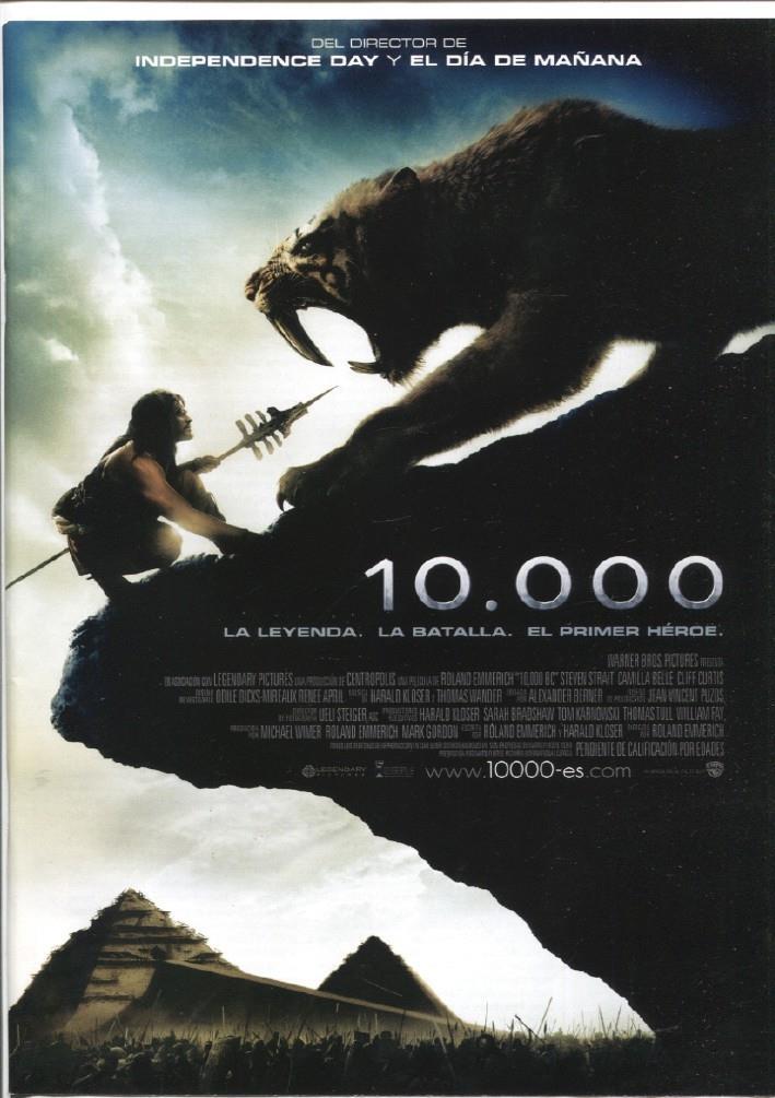 Caratula cine: 10.000 la leyenda, la batalla, el primer heroe