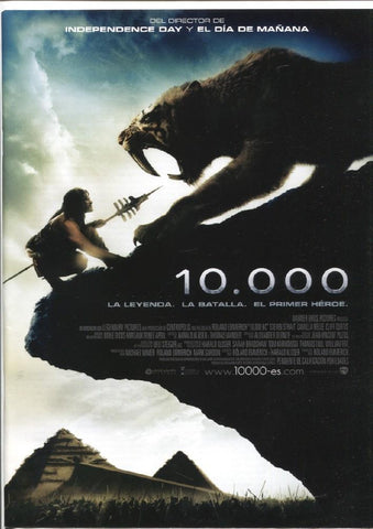 Caratula cine: 10.000 la leyenda, la batalla, el primer heroe