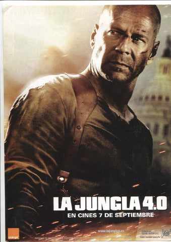 Caratula cine: La Jungla 4.0