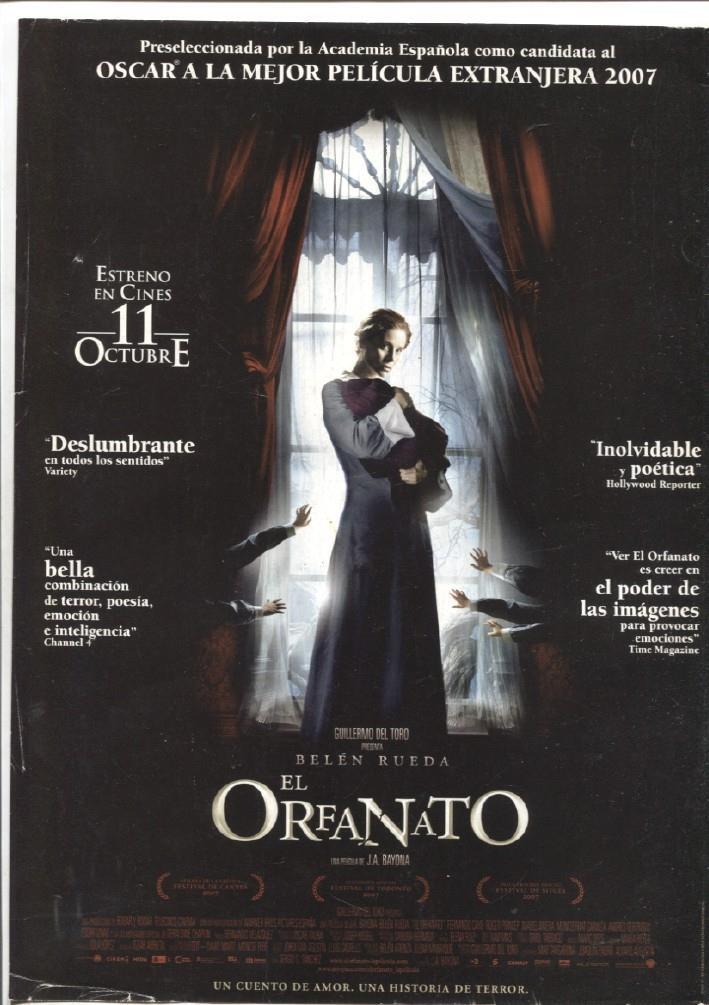 Caratula cine: El orfanato