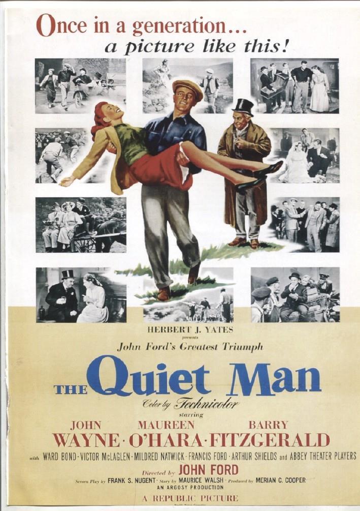Caratula cine: El hombre tranquilo (The Quiet Man)