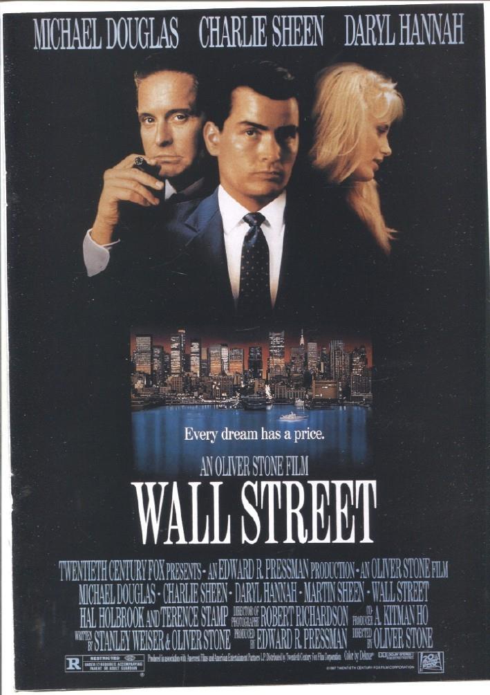 Caratula cine: Wall Street