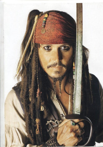 Foto artista: Johnny Depp en piratas del caribe