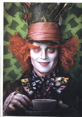 Foto artista: Johnny Depp en alicia en el pais maravillas