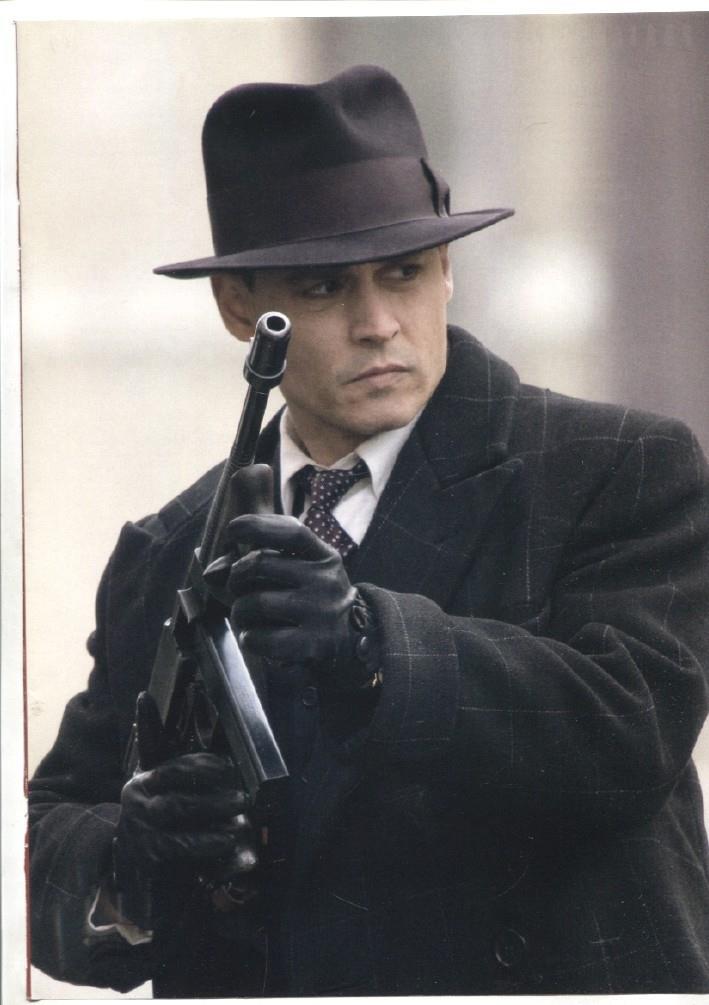 Foto artista: Johnny Depp como John Dillinger