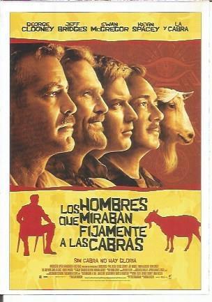 Miniposter 0673: Los hombres que miraban fijamente a las cabras