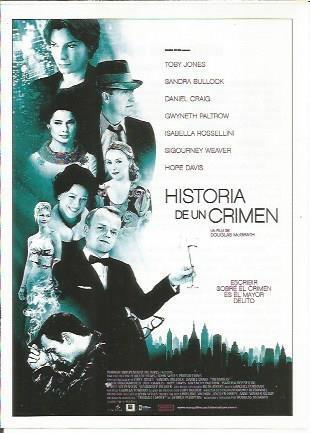 Miniposter 0164: Historia de un crimen