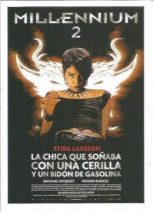 Miniposter 0342: Millenium 2: la chica que soñaba con una cerilla y un bidon de gasolina