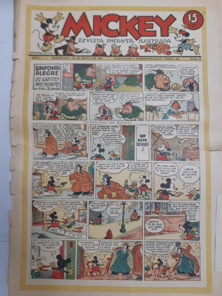 Mickey revista infantil ilustrada numero 012 (1935)