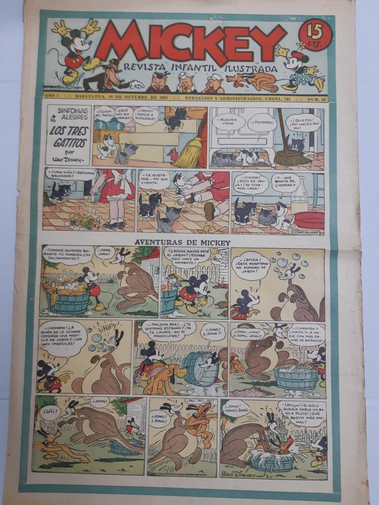 Mickey revista infantil ilustrada numero 033 (1935)