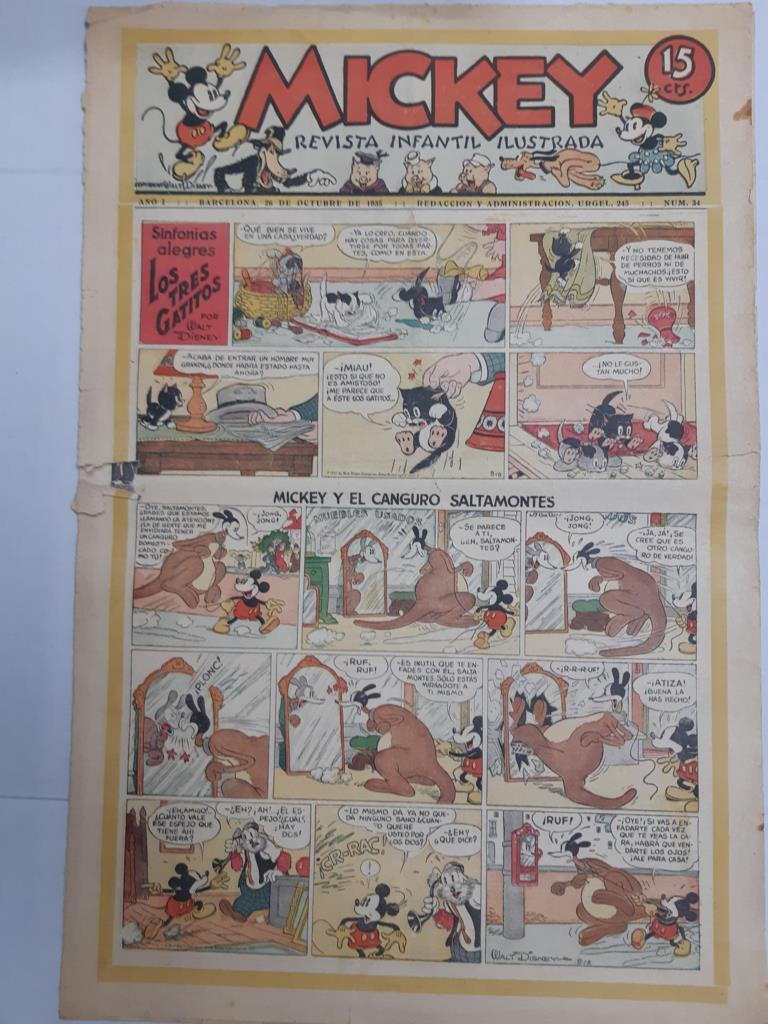 Mickey revista infantil ilustrada numero 034 (1935)