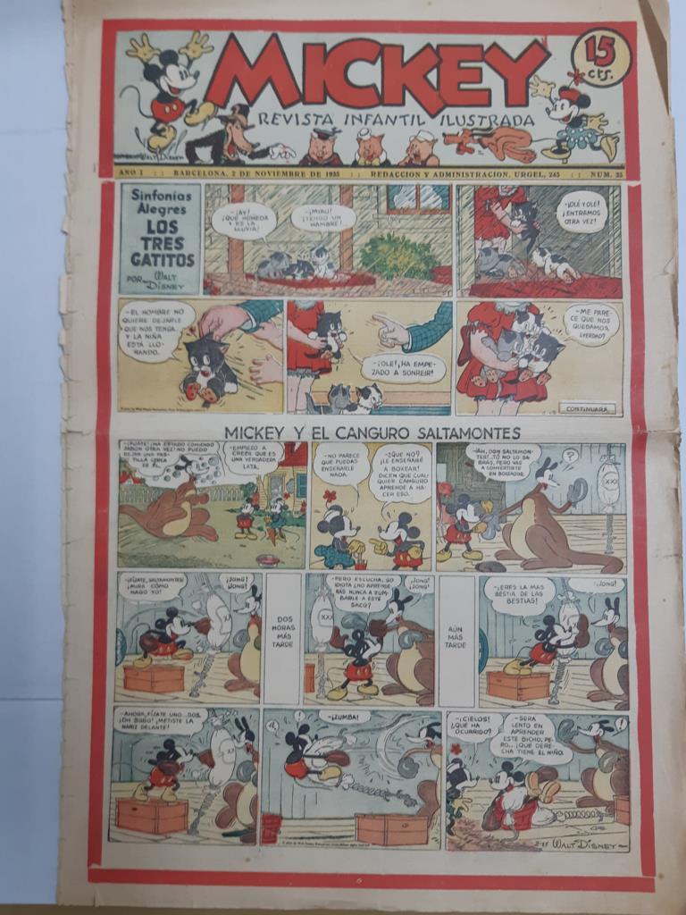 Mickey revista infantil ilustrada numero 035 (1935)