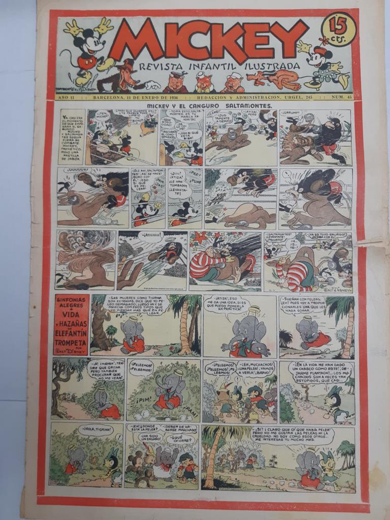 Mickey revista infantil ilustrada numero 045 (1936)