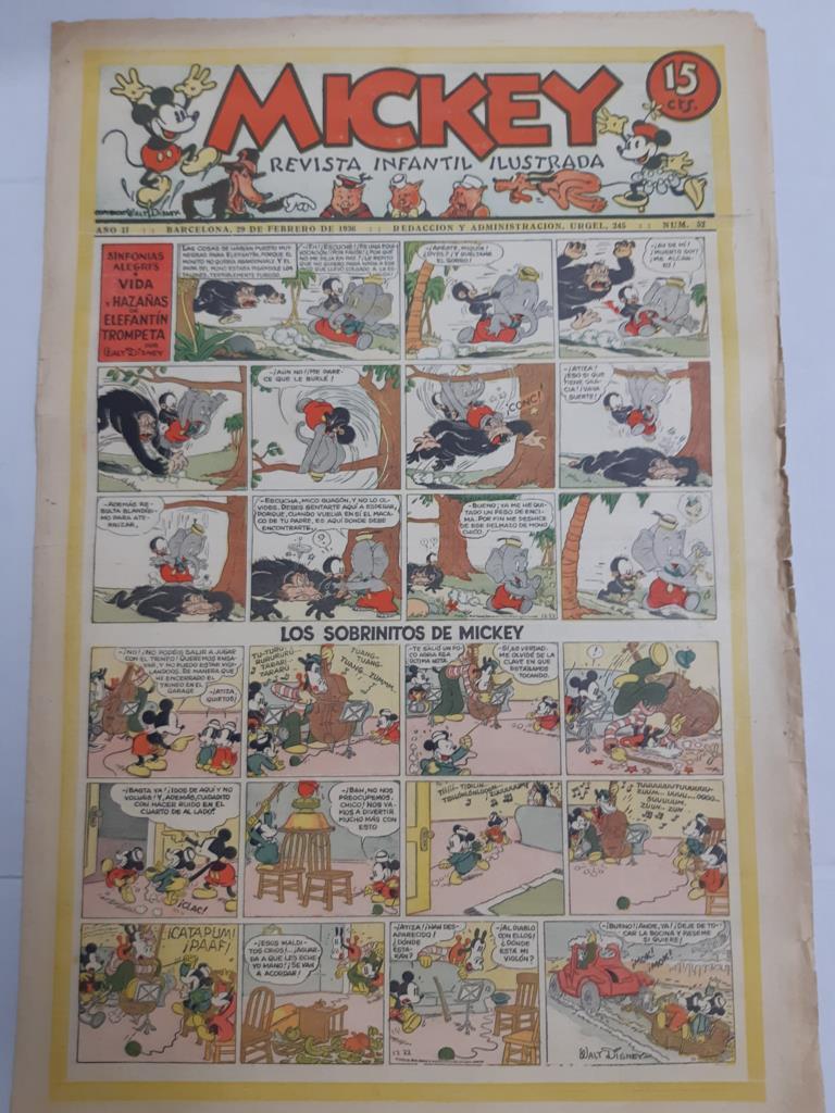 Mickey revista infantil ilustrada numero 052 (1936)