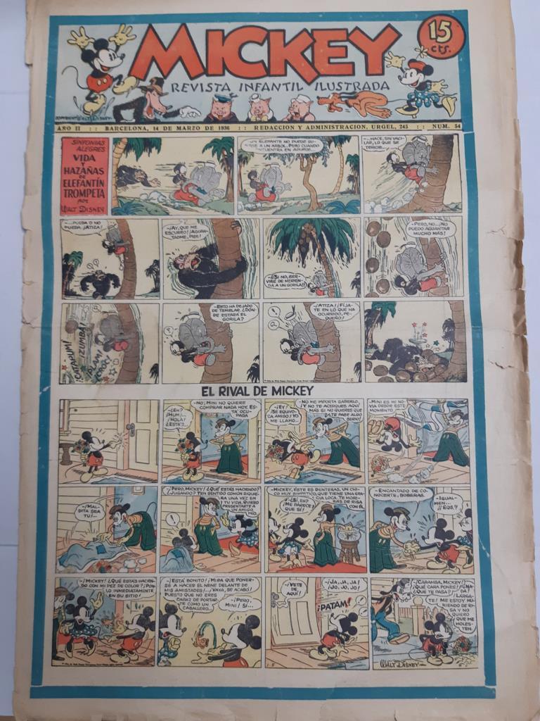 Mickey revista infantil ilustrada numero 054 (1936)