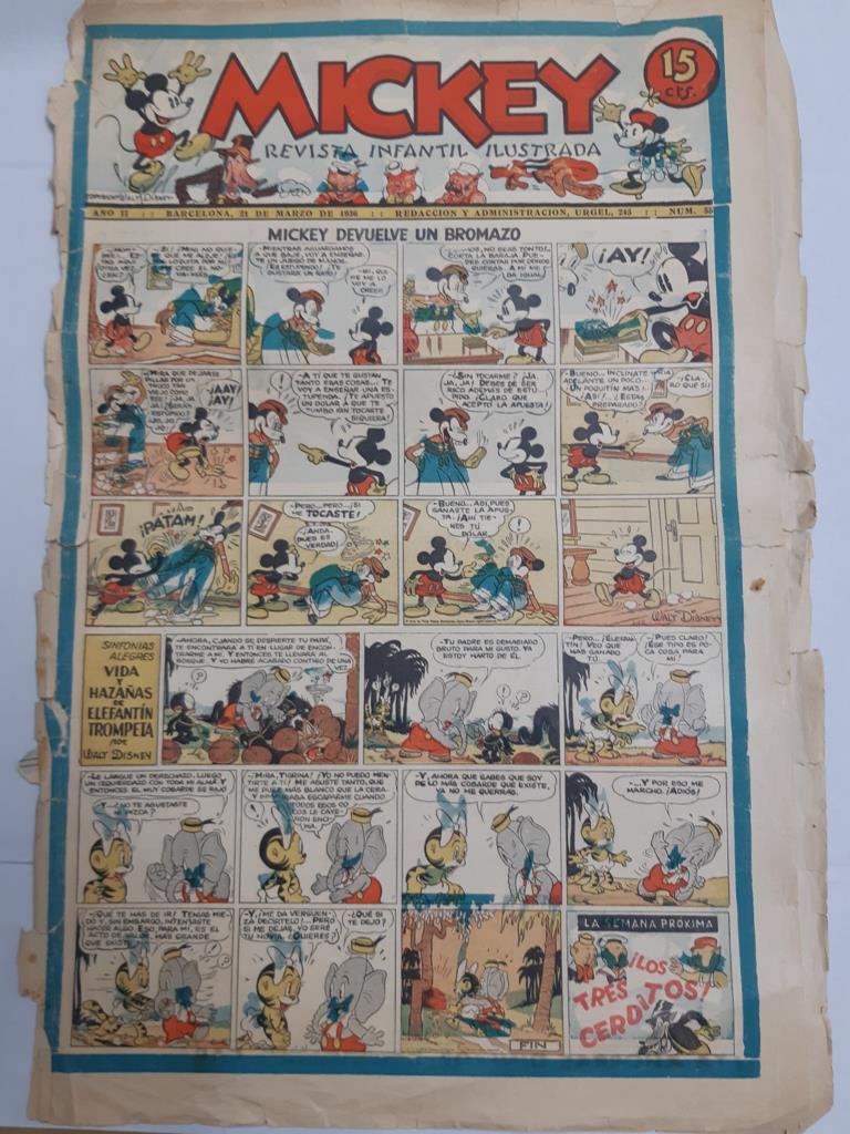 Mickey revista infantil ilustrada numero 055 (1936)