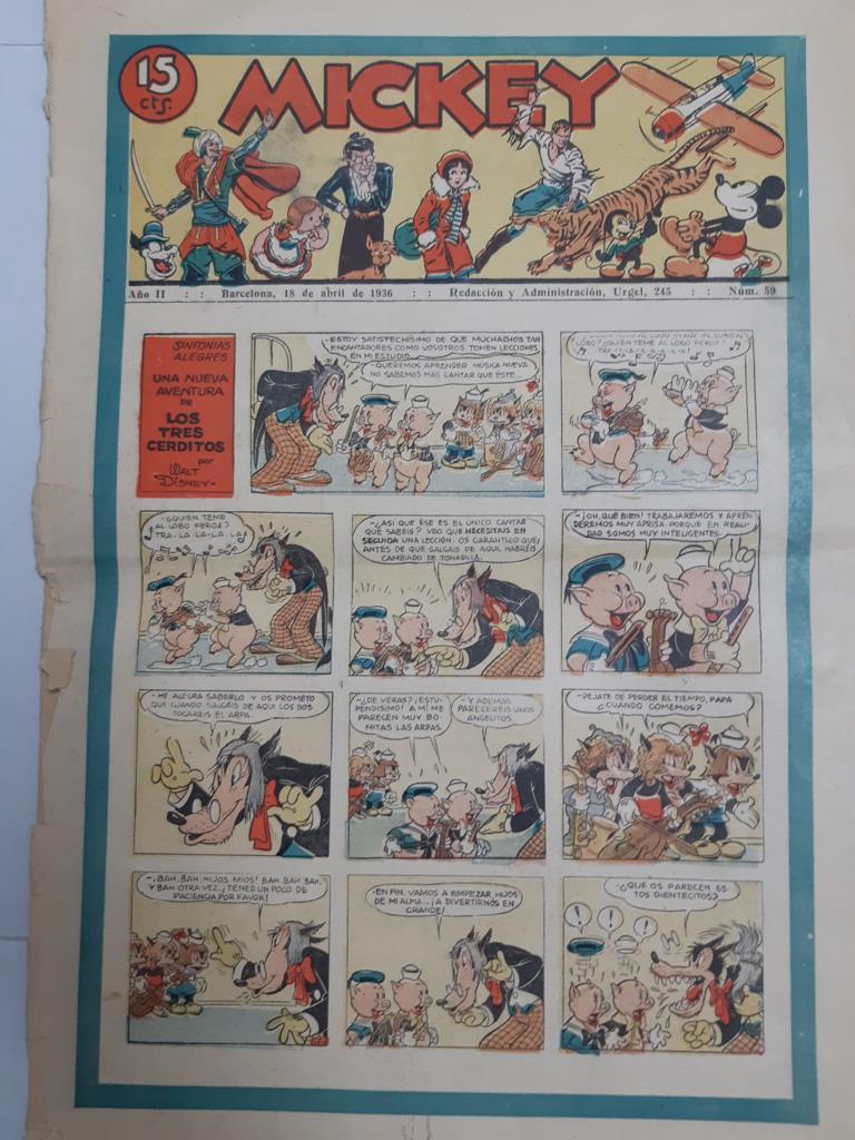 Mickey revista infantil ilustrada numero 059 (1936)