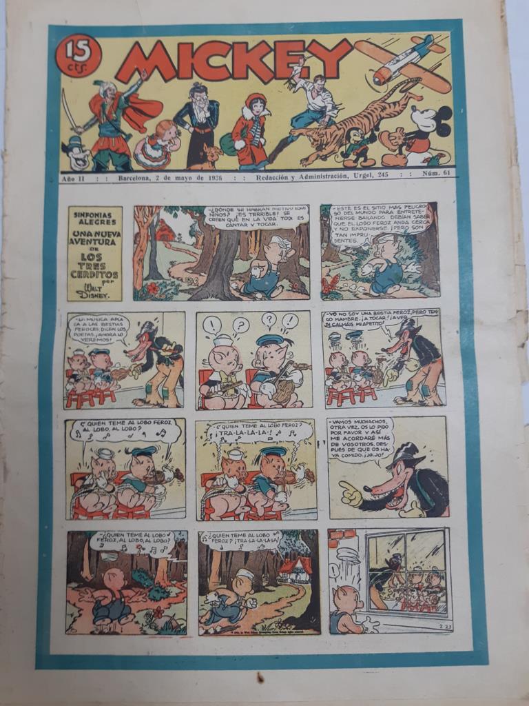 Mickey revista infantil ilustrada numero 061 (1936)