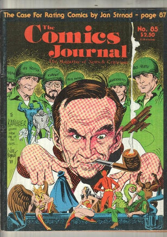 The comics journal numero 085 (dibujo Spiderman con traje negro por primera vez)