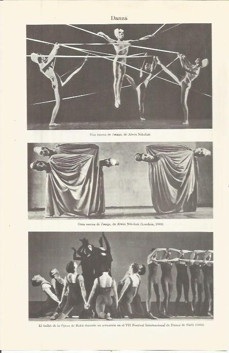 LAMINA ESPASA 36517: Escenas de danza Imago de Nikolais y el Ballet de la Opera de Baku