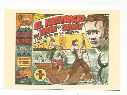 Ficha tebeo 6076: El naufragio del Virgen del Carmen