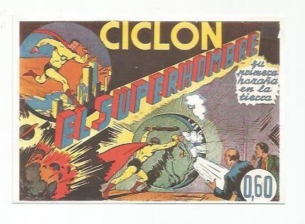 Ficha tebeo 6087: Ciclon, el superhombre