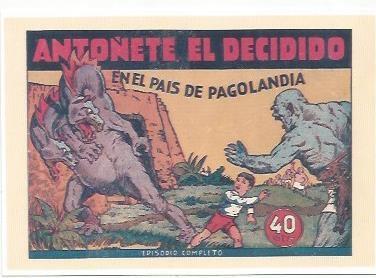 Ficha tebeo 6142: Antoñete el Decidido en el pais de Pagolandia