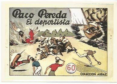 Ficha tebeo 6123: Paco Pereda. El deportista