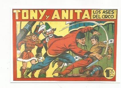 Ficha tebeo 6020: Tony y Anita. Los ases del circo