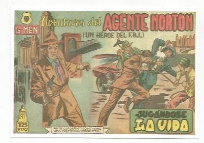 Ficha tebeo 6023: Agente Norton. Jugandose la vida