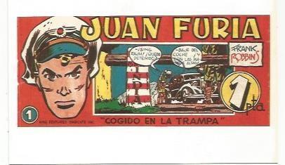 Ficha tebeo 6006: Juan Furia. Cogido en la trampa