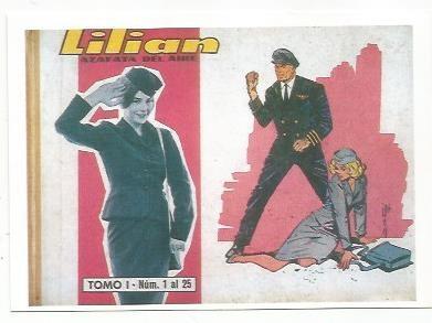 Ficha tebeo 5988: Lilian, azafata del aire. Portada tomo I