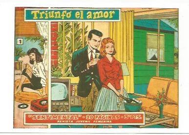 Ficha tebeo 6000: Sentimental. Triunfo el amor