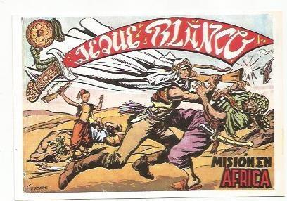 Ficha tebeo 6001: Jeque Blanco. Mision en Africa