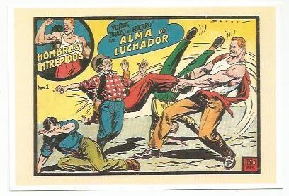 Ficha tebeo 6054: Hombres intrepidods. Yorik en alma de luchador