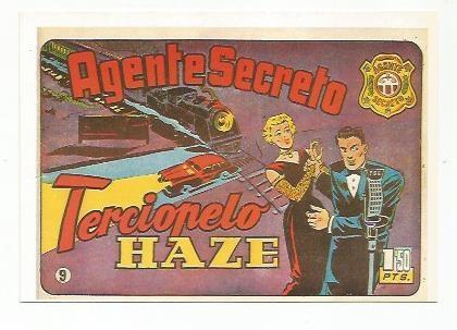 Ficha tebeo 6058: Agente Secreto. Terciopello Haze