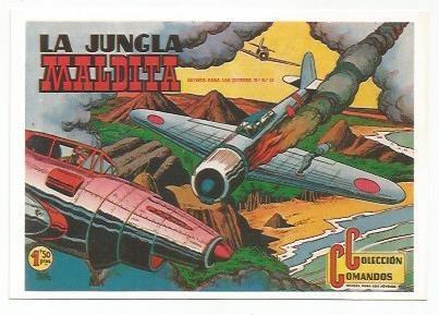 Ficha tebeo 6067: Comandos. La jungla maldita
