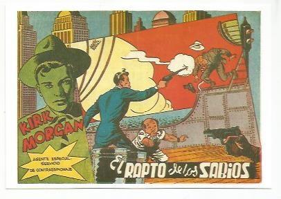Ficha tebeo 6044: Kirk Morgan. El rapto de los sabios