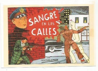 Ficha tebeo 6039: Invisibleman. Sangre en las calles