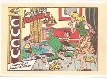 Ficha tebeo 6270: Cu-cu. Los gemelos Fulanez