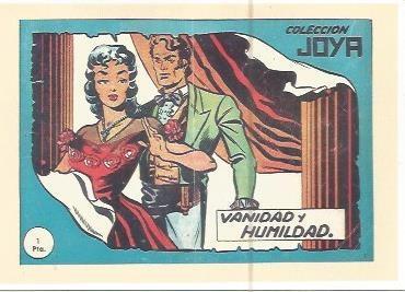 Ficha tebeo 6282: Vanidad y humildad. Coleccion Joya