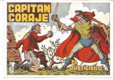 Ficha tebeo 6265: El Capitan Coraje. El justiciero