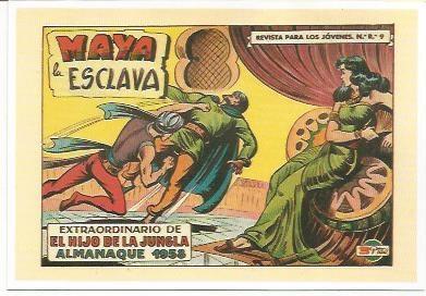 Ficha tebeo 6252: El hijo de la jungla. Maya la esclava